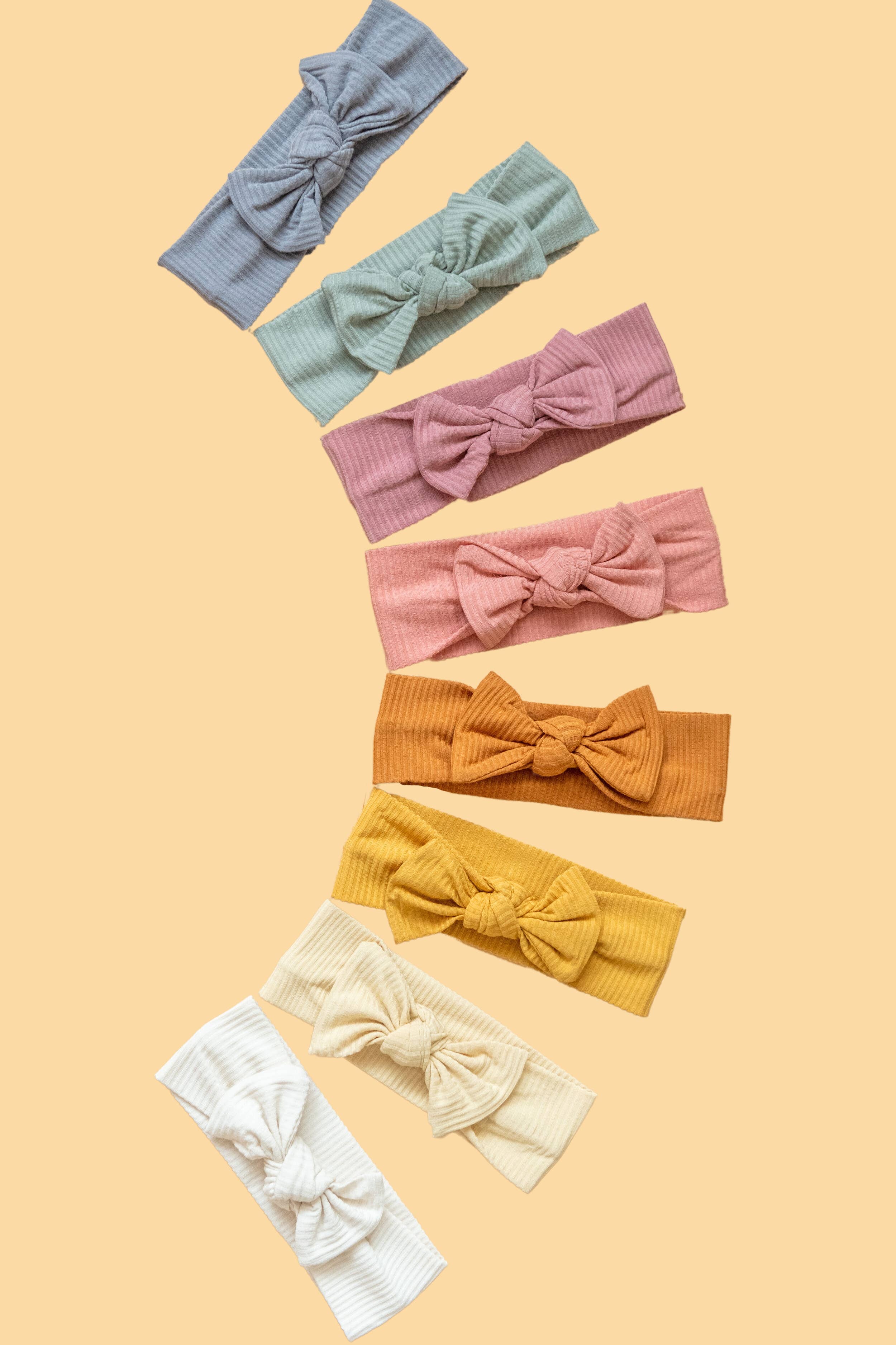 Headband | Bamboo Stretch Bow - Assorted - Image 7