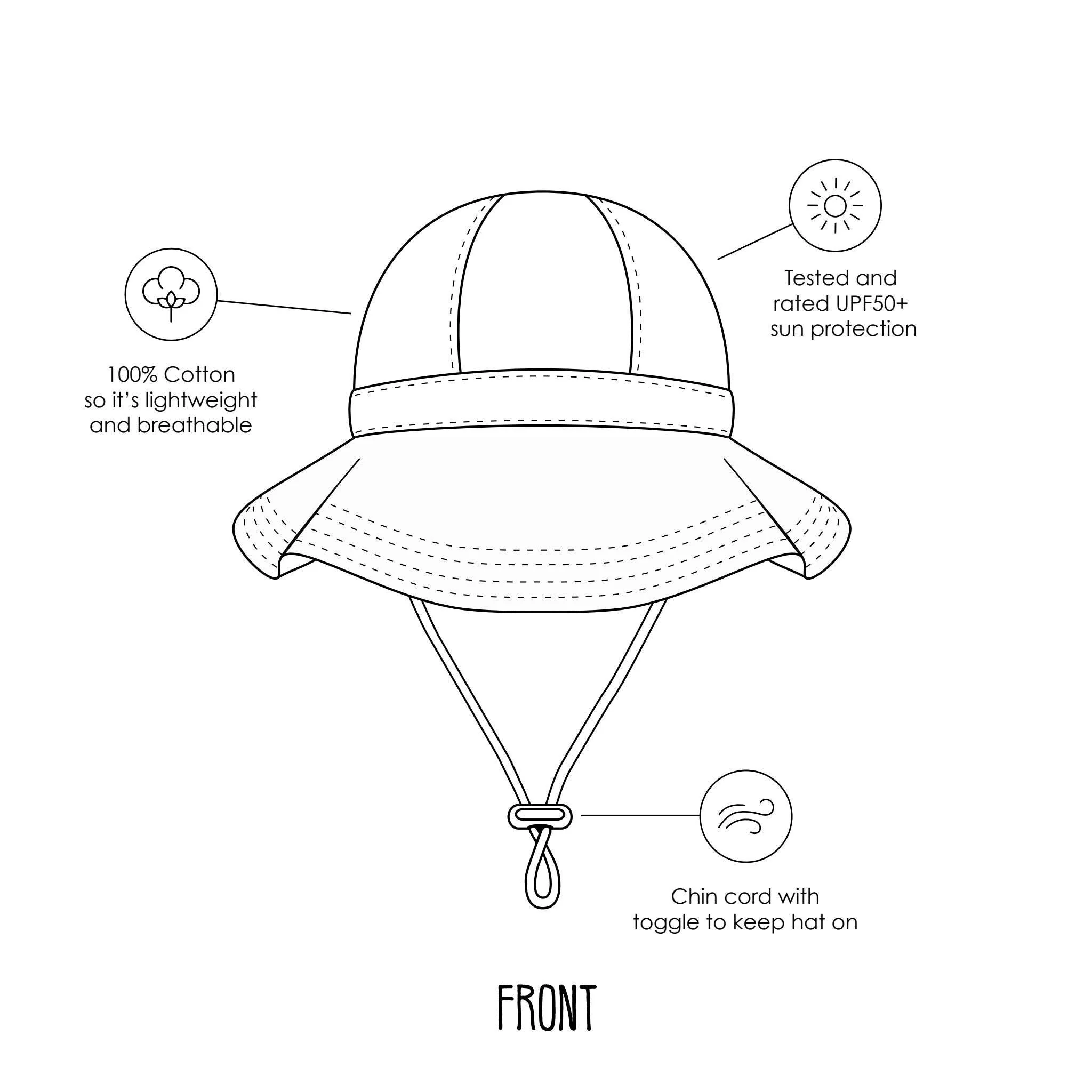 Hat | Wide Brim - Beach Days - Image 5