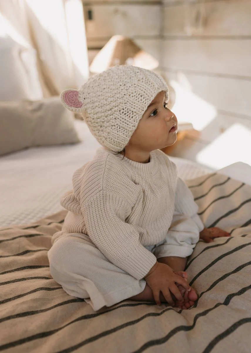Beanie | Bear - Cream - Image 6