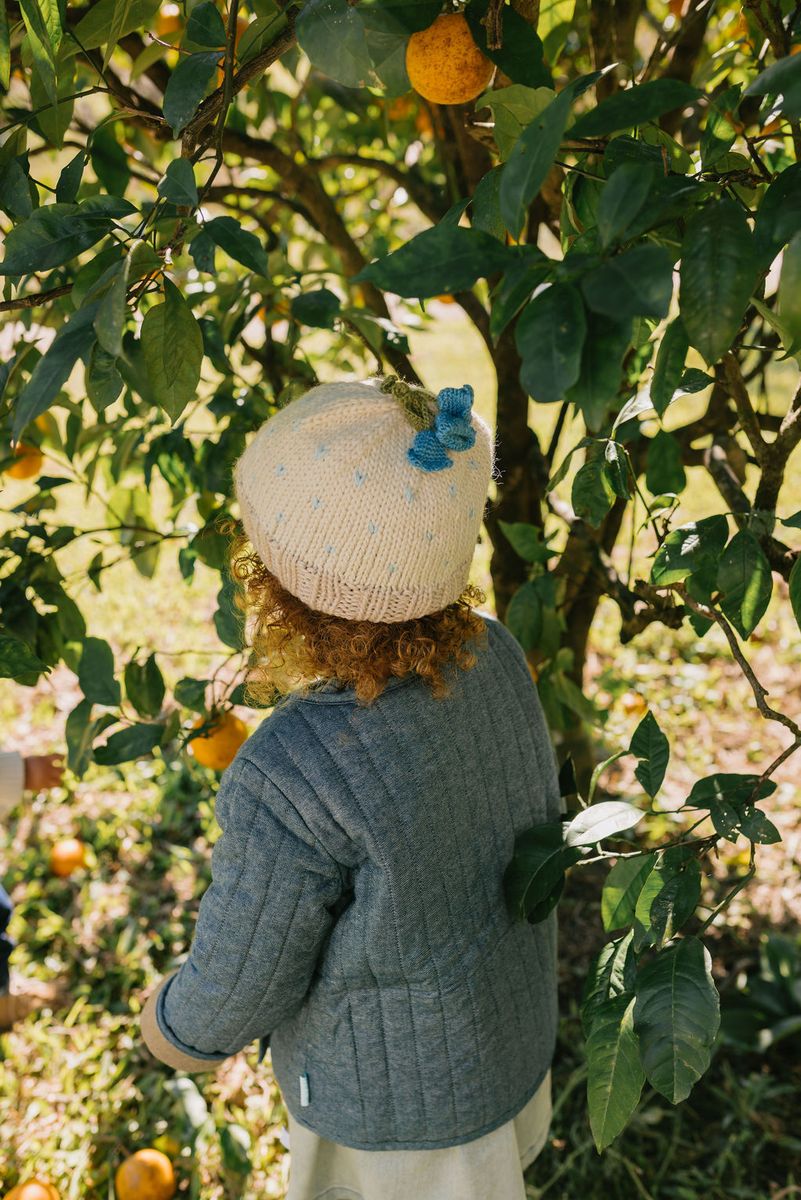 Beanie | Bluebell - Cream - Image 4