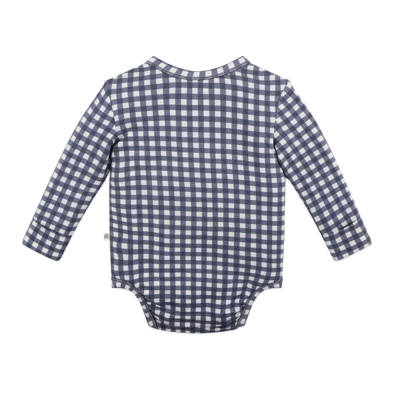Bodysuit | Long Sleeve - Navy Gingham - Image 4