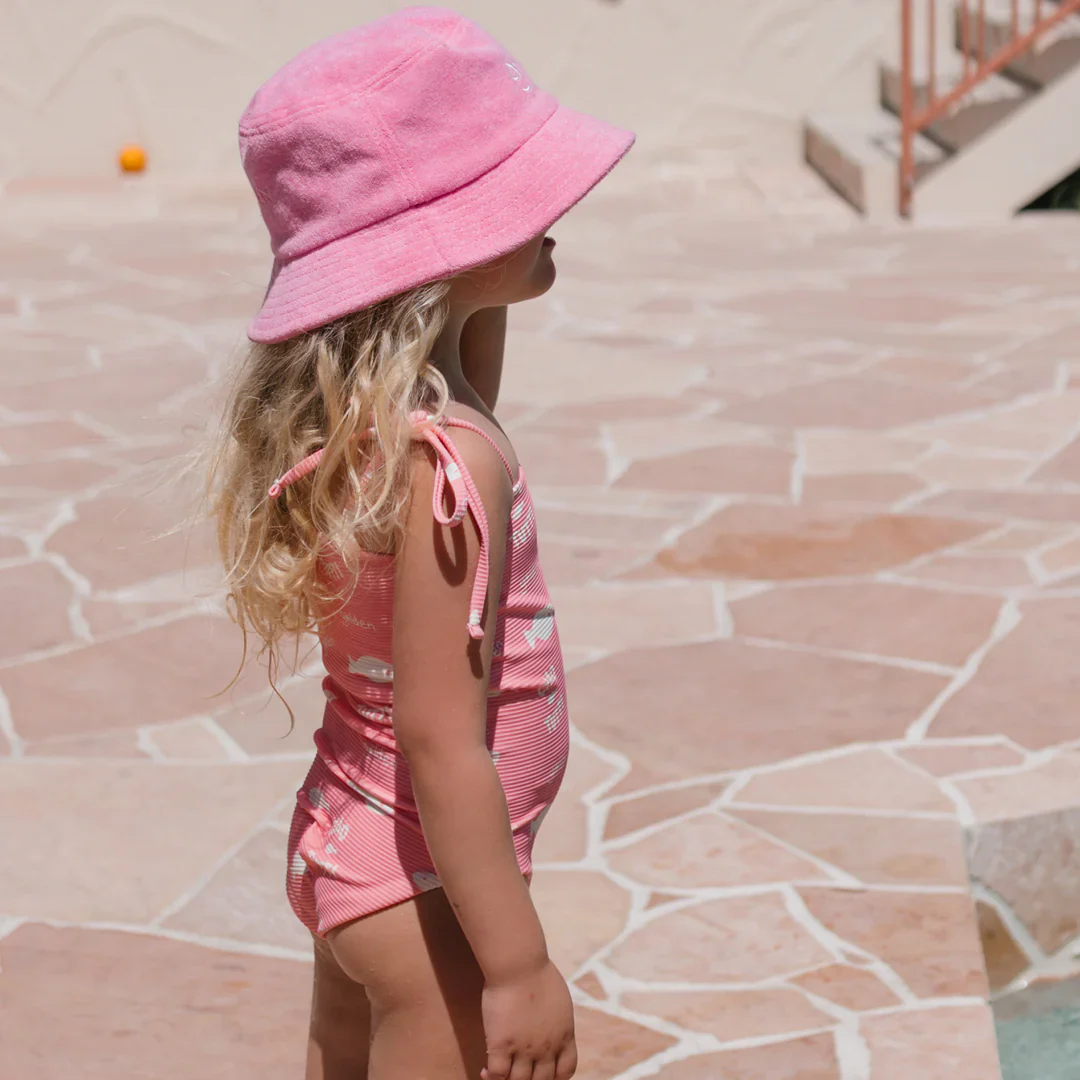 Bucket Hat | Retro Ciao Golden Pesci - Strawberry - Image 5
