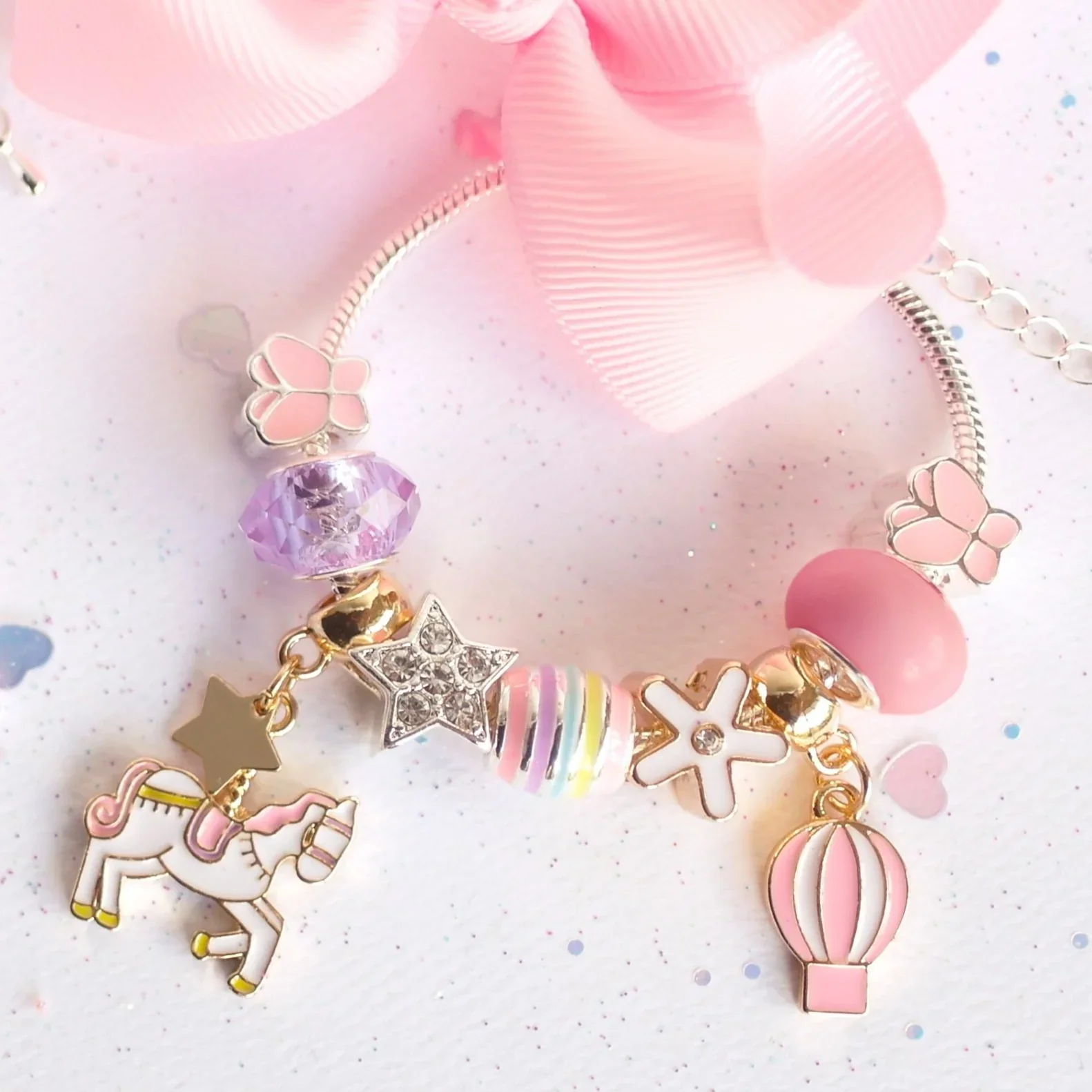 Charm Bracelet - Unicorn Carousel - Image 4