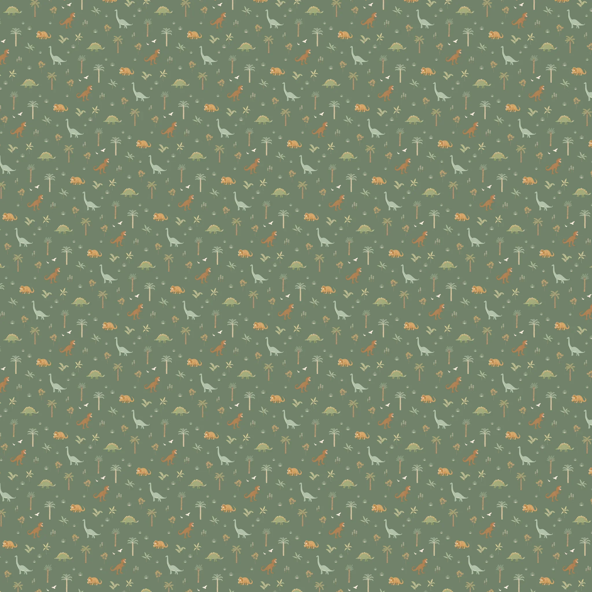 Cot | Fitted Sheet/Change Pad Cover | Organic - Dinos - Image 6