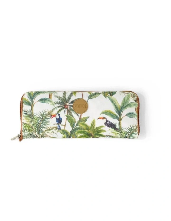 Fold-Up Tote - White Tropical - Image 4