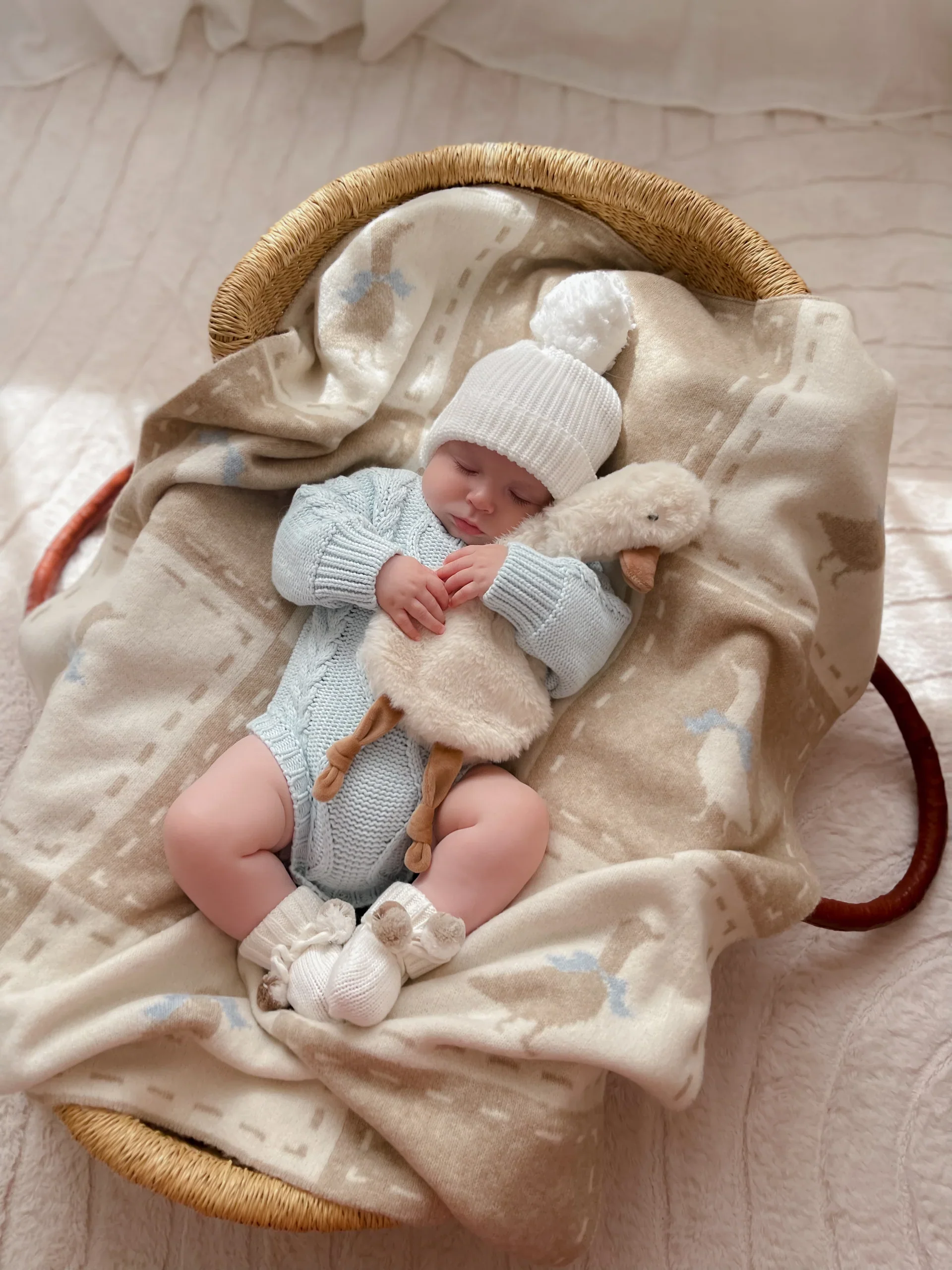 Blanket | Knitted - Goosey Gander - Image 2