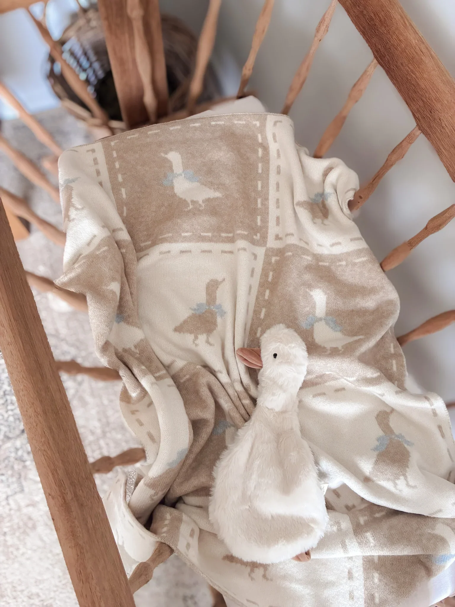Blanket | Knitted - Goosey Gander - Image 4