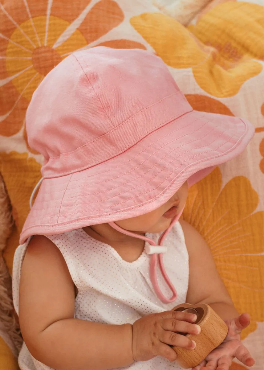 Hat | Wide Brim - Pink - Image 4