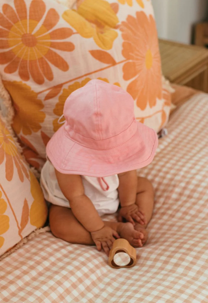 Hat | Wide Brim - Pink - Image 5