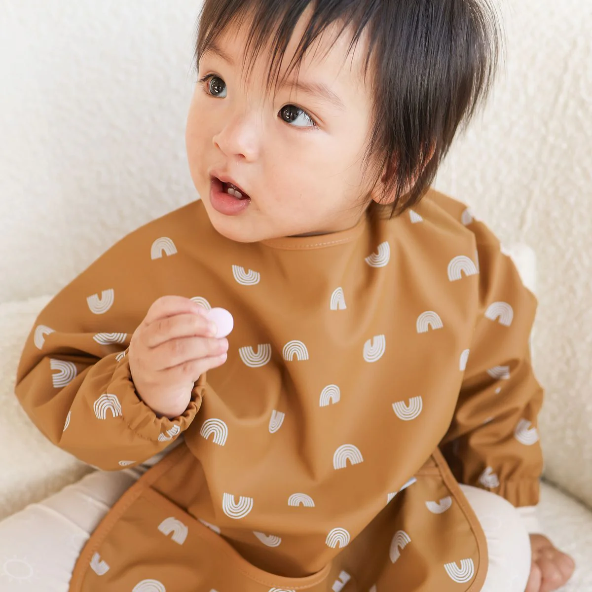 Messy Bib - Caramel Rainbow - Image 3