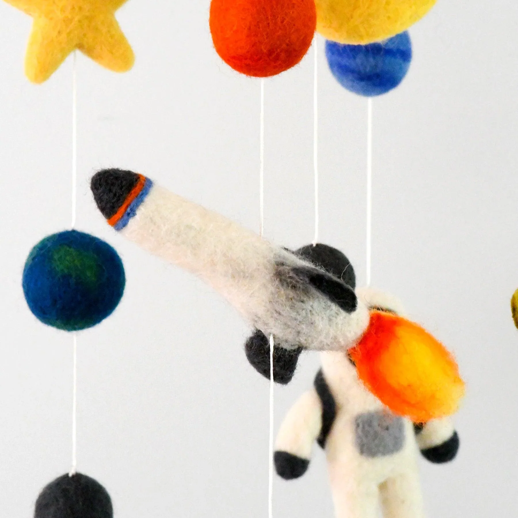 Nursery Mobile | Outer Space, Rocket and Astronaut - Image 5