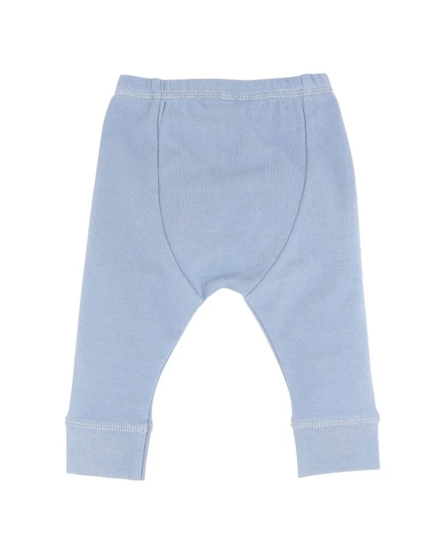 Leggings | Organic Knitted | Alvin - Dusky Blue - Image 2