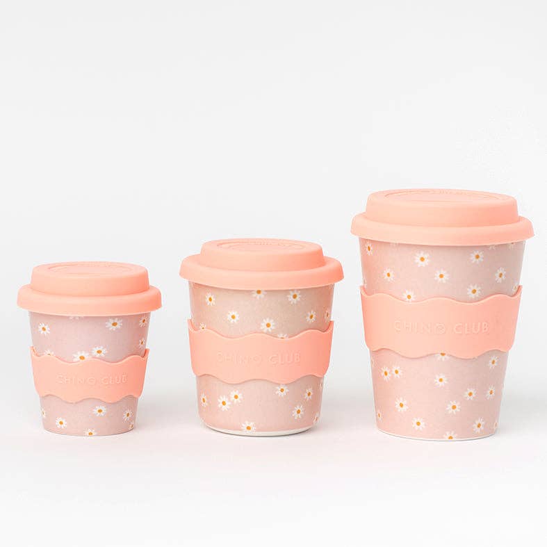 Babychino Cup | 4oz - Pink Daisy - Image 5