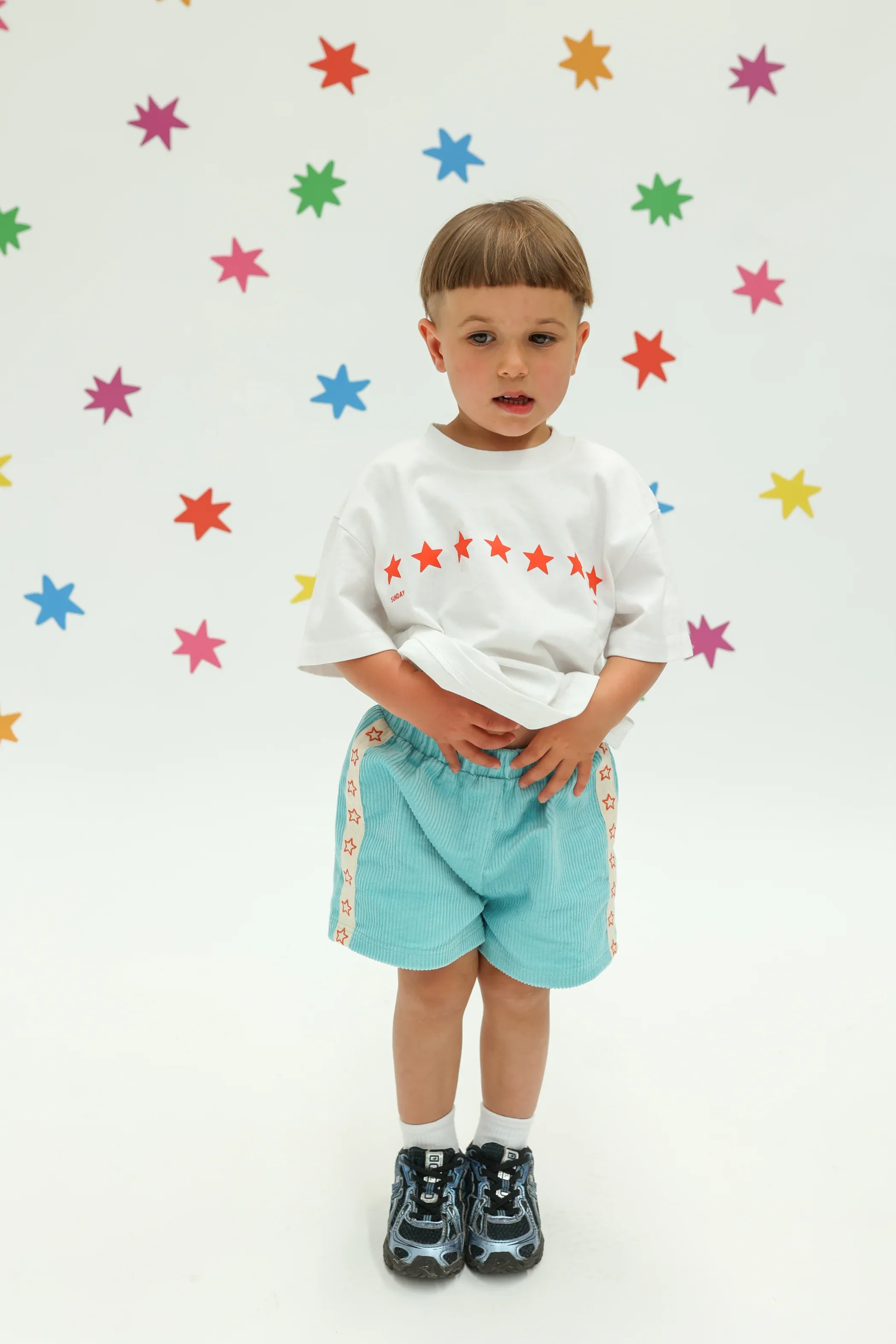 Playtime Cord Shorts | Light Blue - Image 7