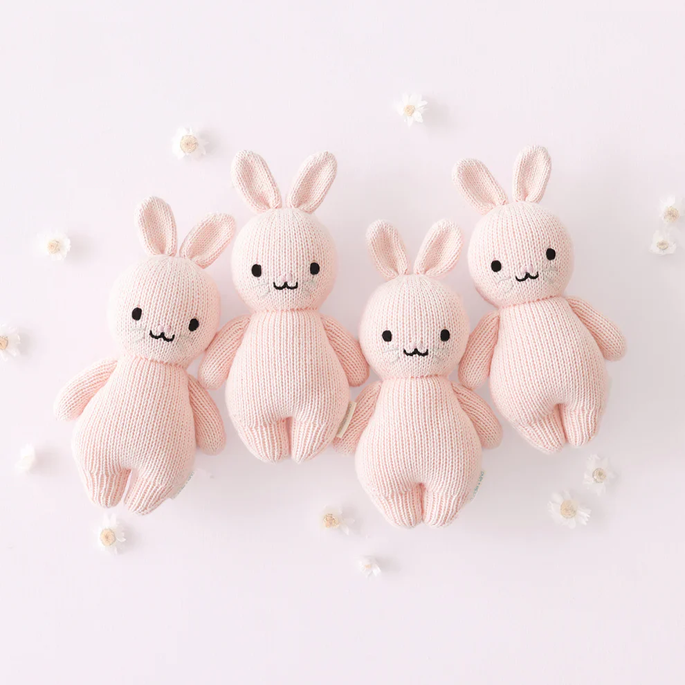 Plush | Baby Rabbit (powder pink) - Image 6