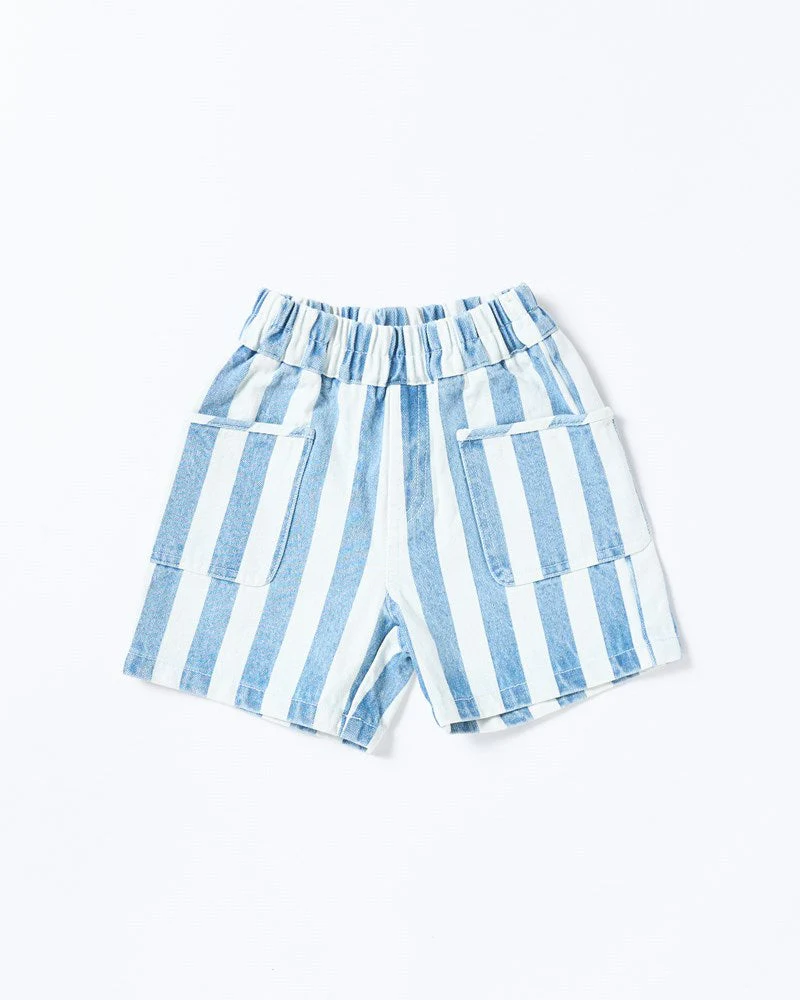 Remy Short - Denim Stripe - Image 2
