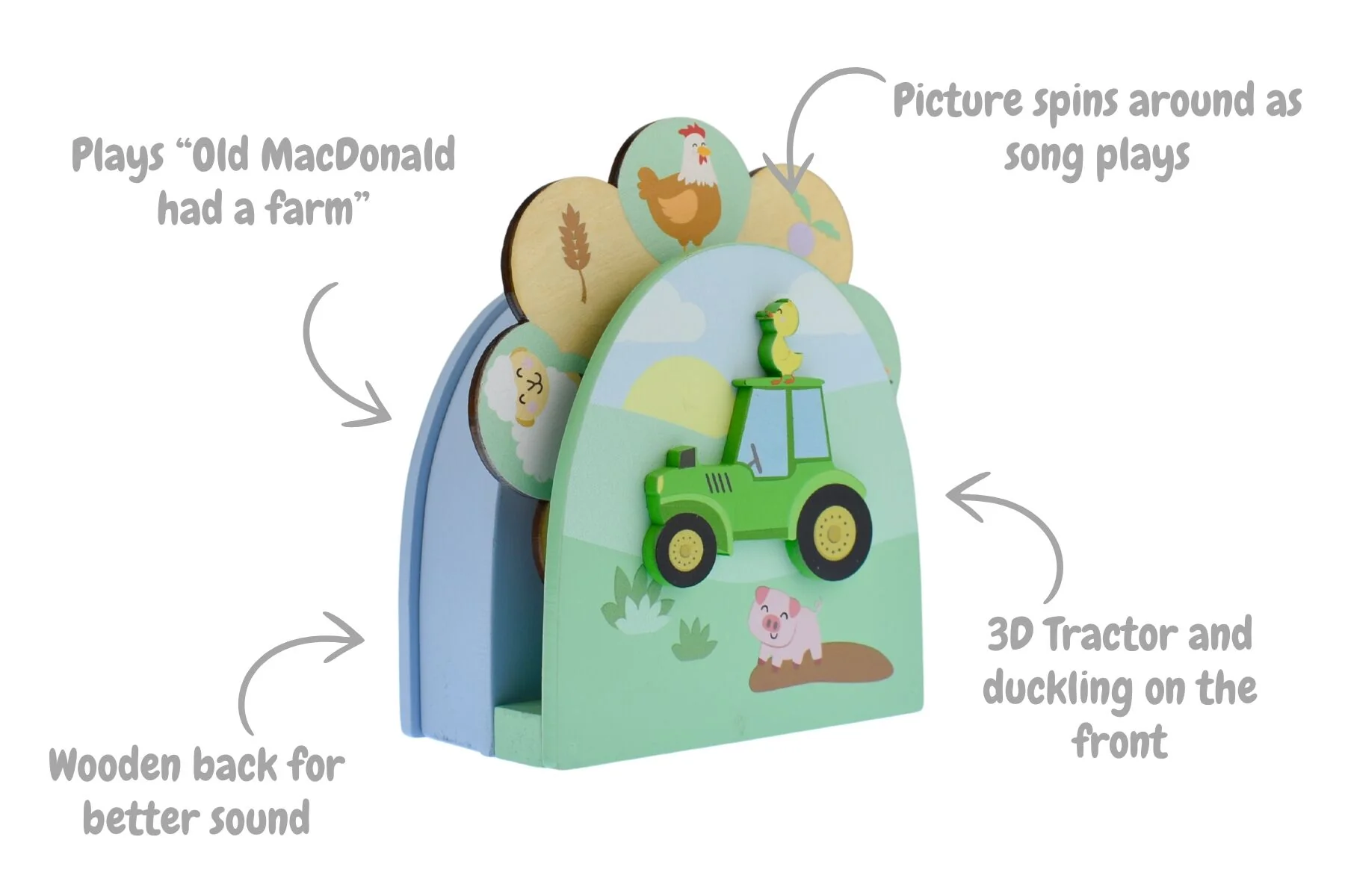 Spin Along Music Box - Farm - Image 3