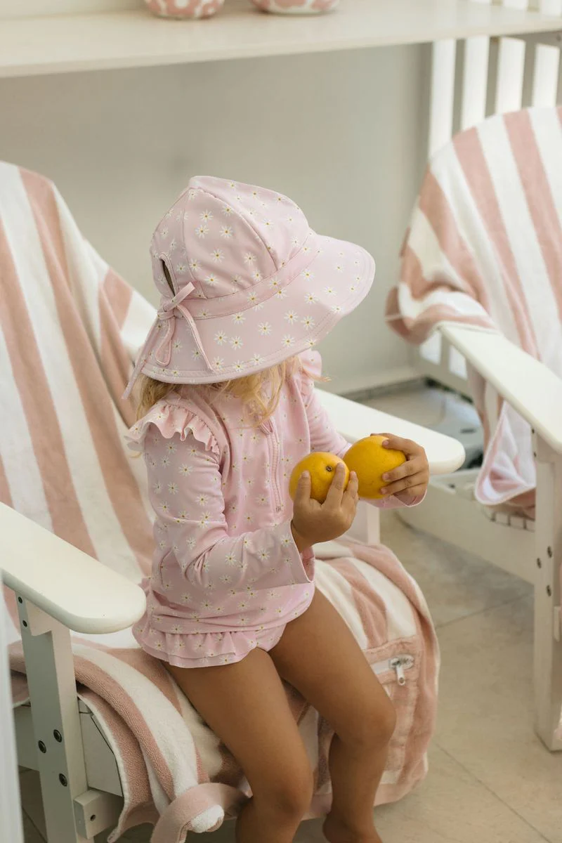 Swim Hat | Wide Brim - Daisy Fields - Image 7