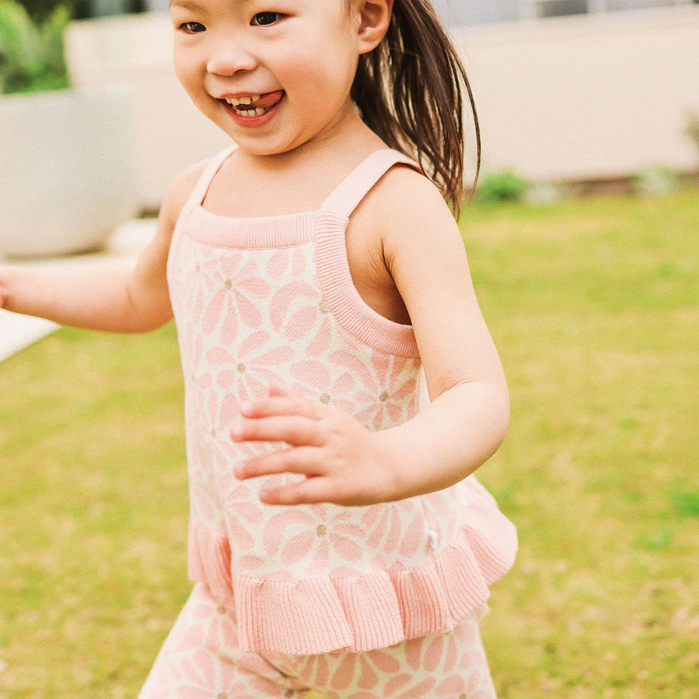 Top | Knit Frill - Hibiscus - Image 9