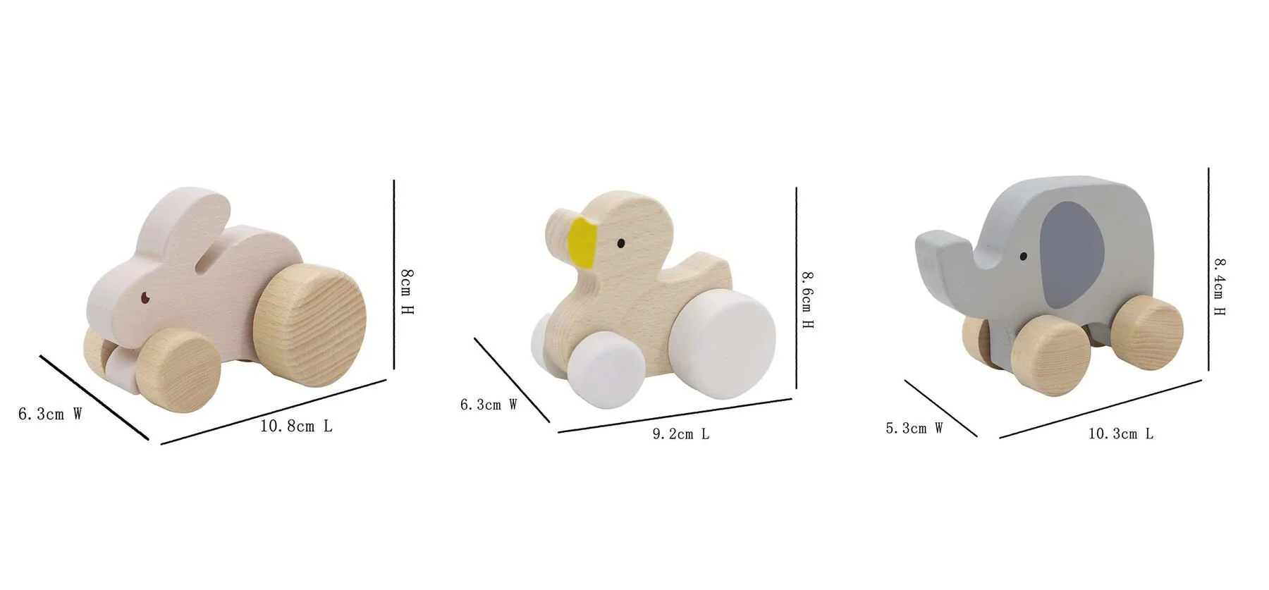 Wooden Animal Car - Image 5