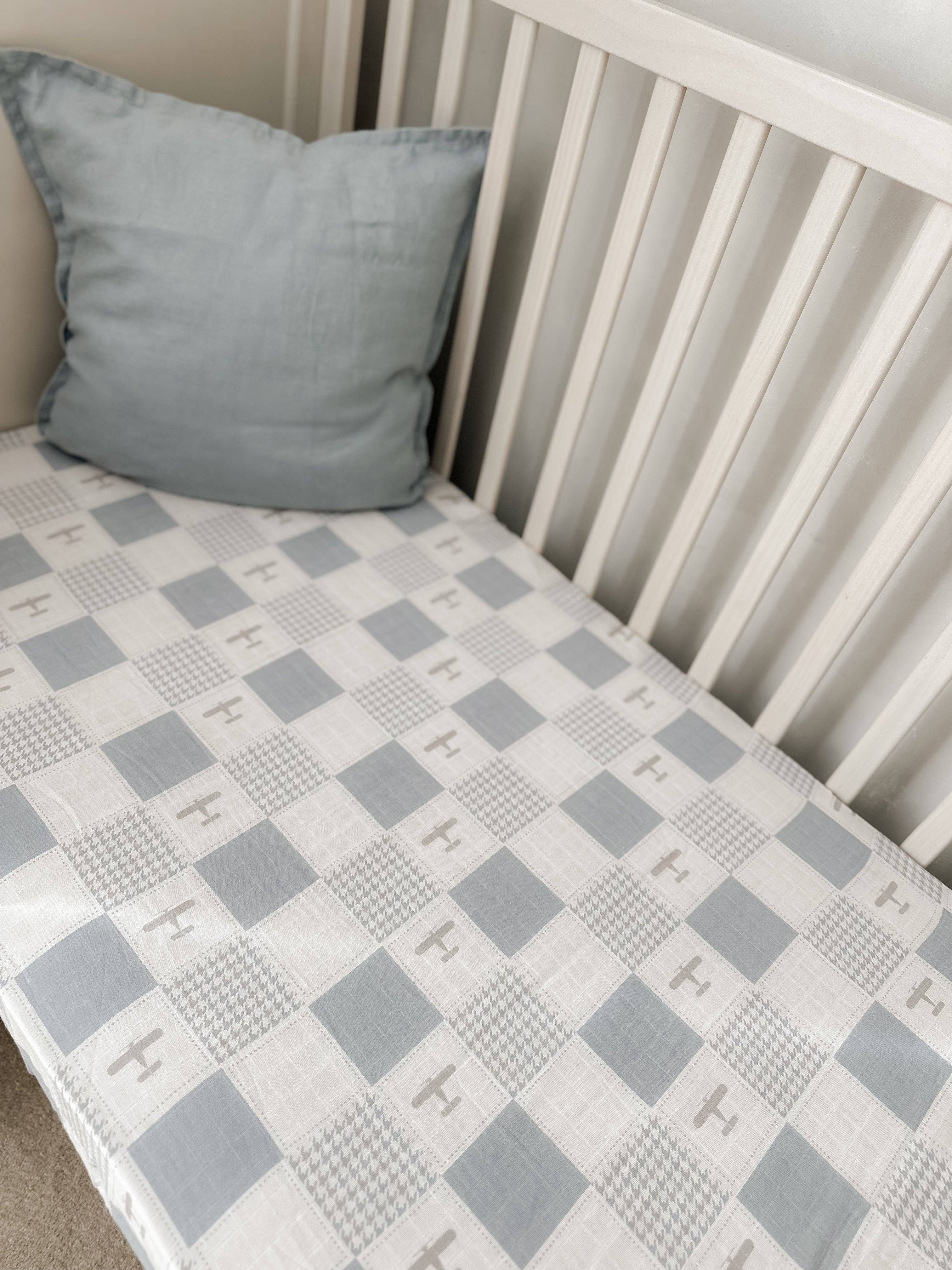 Fitted Cot Sheet | Wright Flyer - Image 2